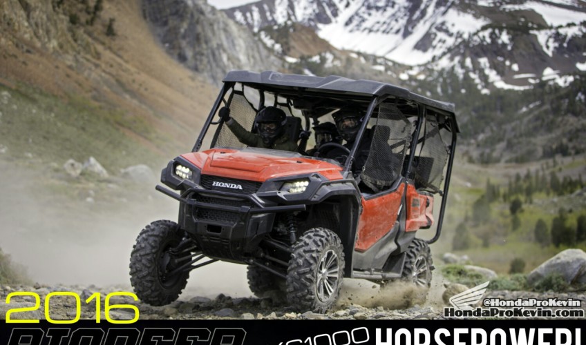 Official : 2016 Honda Pioneer 1000 Horsepower Announcement - SxS / UTV ...