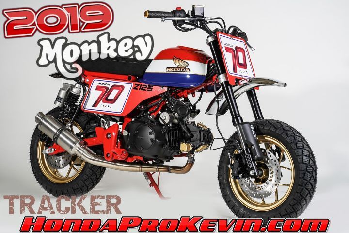 Custom 2019 Honda Monkey 125 Tracker Mini Bike Motorcycle Build