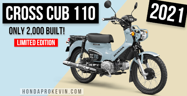 New 21 Honda Cross Cub 110 Limited Edition Motorcycle Released Usa For 22